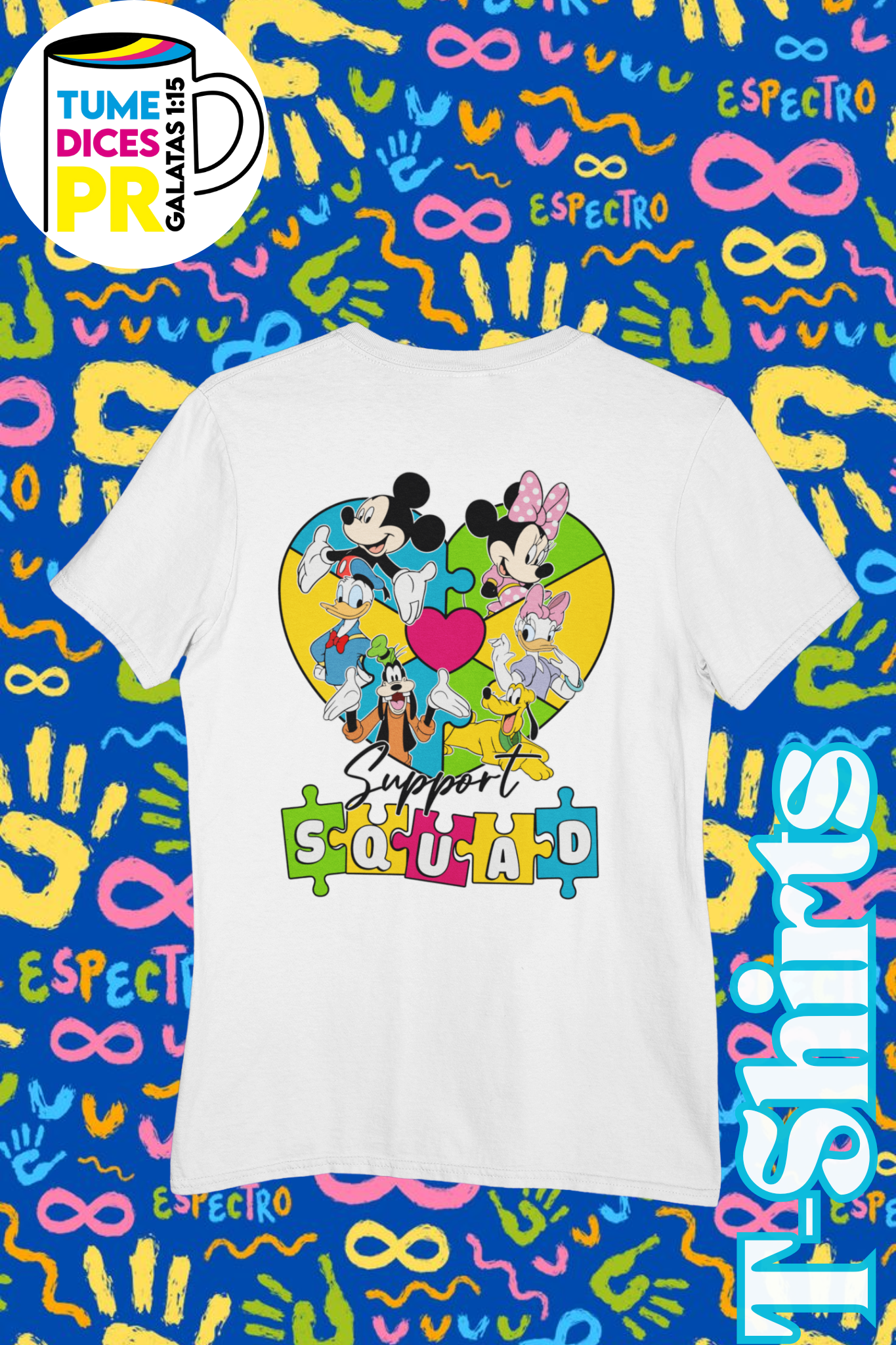 AUTISMO 4 Camisetas