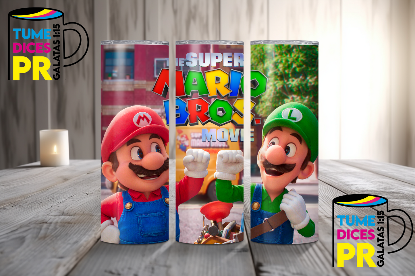 MARIO BROS Skinny Tumbler