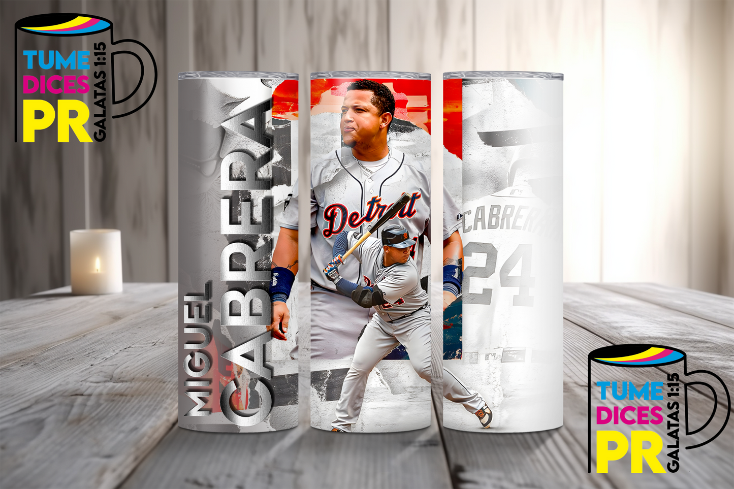 BASEBALL Skinny Tumbler