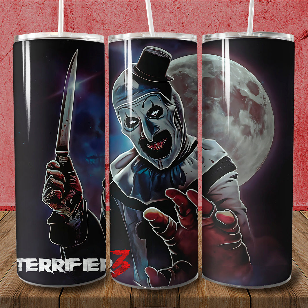 Terrifier Skinny Tumbler