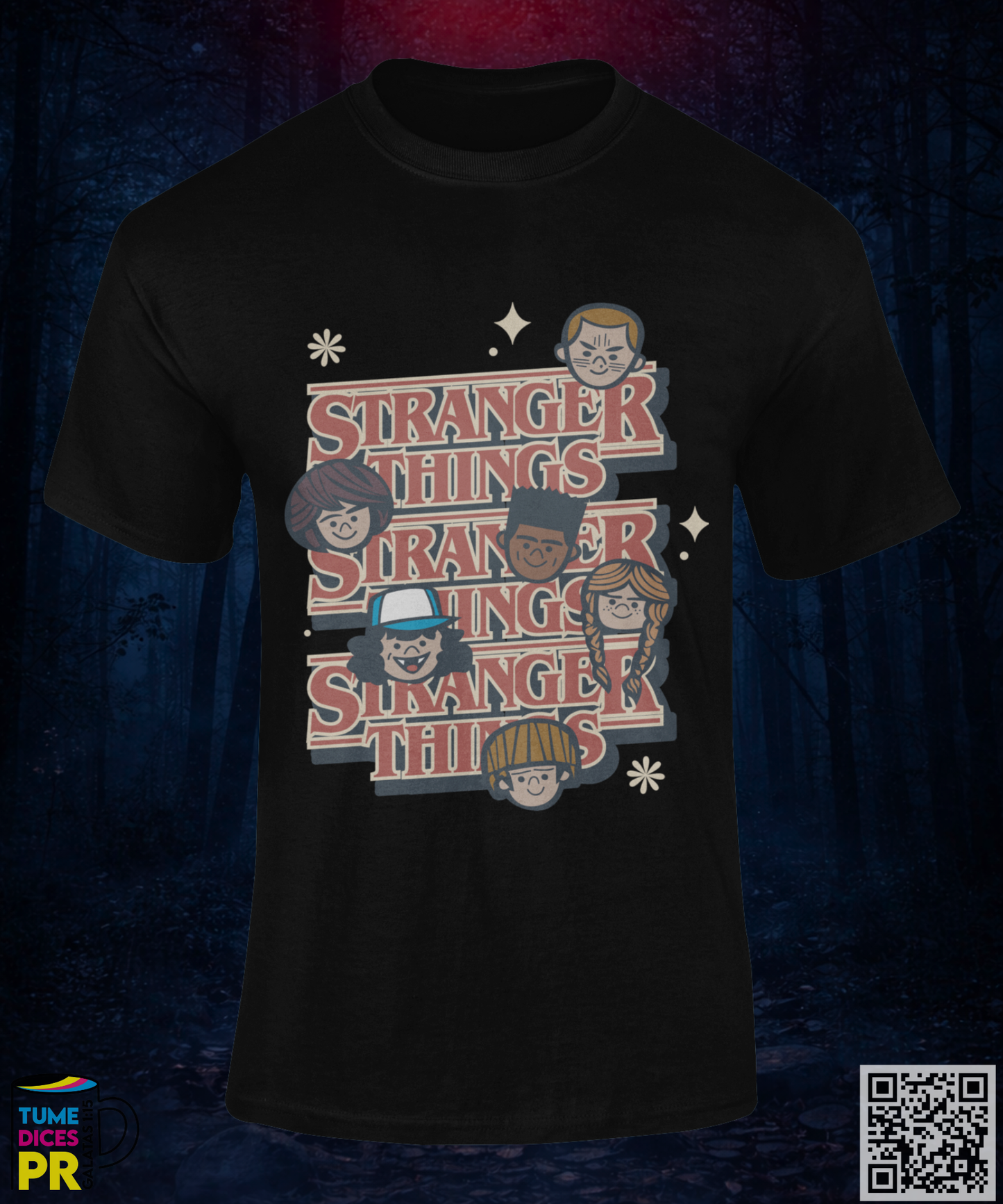 STRANGER THINGS 2 Camisetas