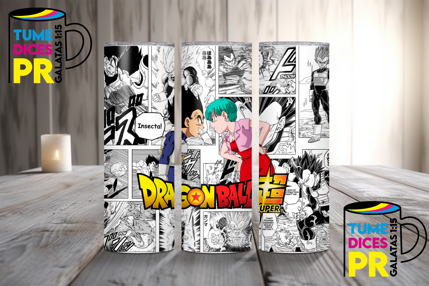 ANIME Skinny Tumbler