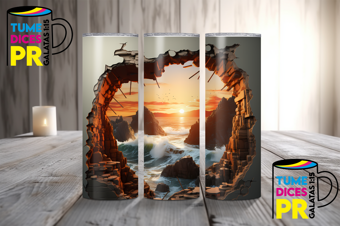 PAISAJES Skinny Tumbler