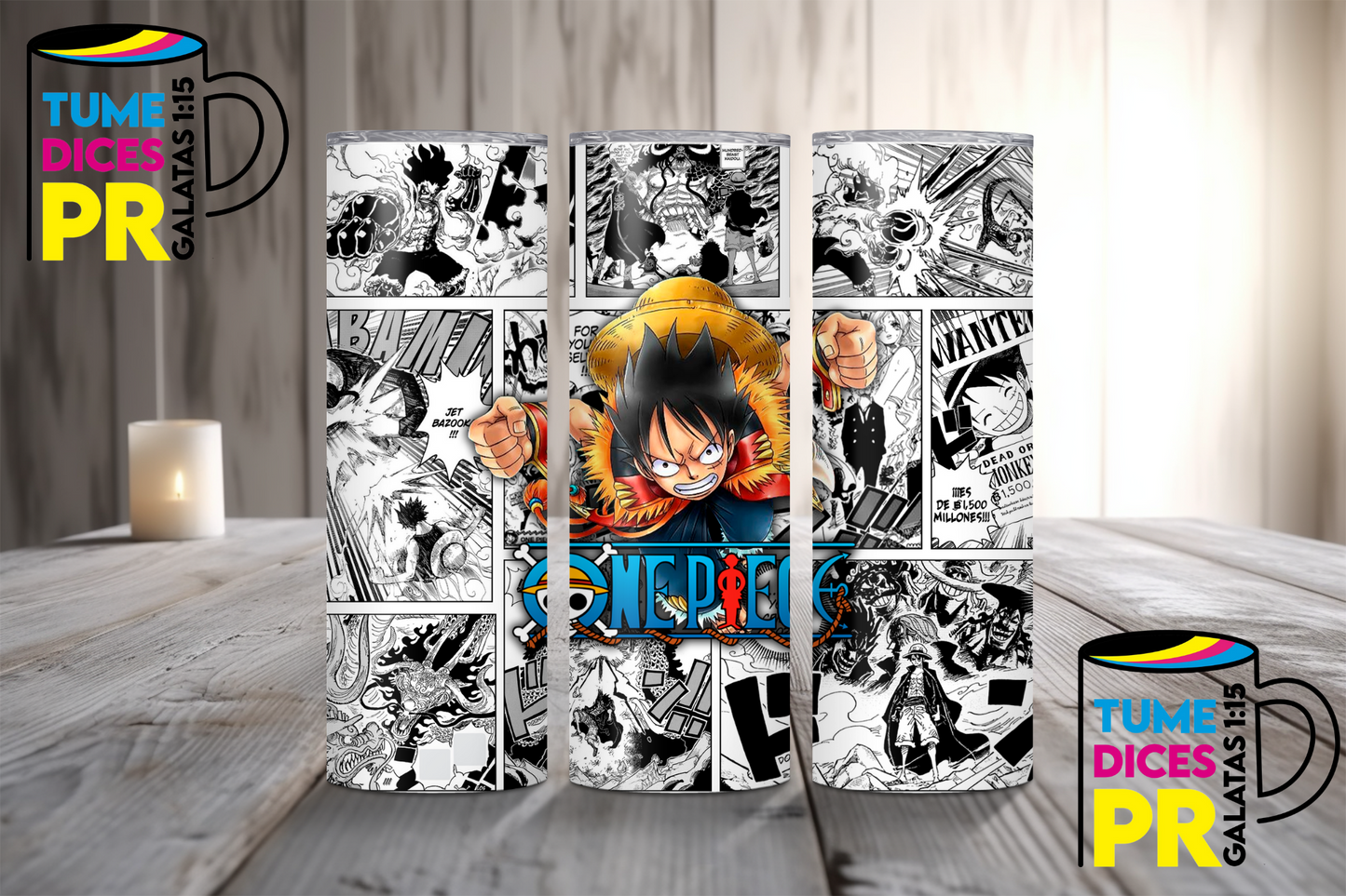 ANIME Skinny Tumbler