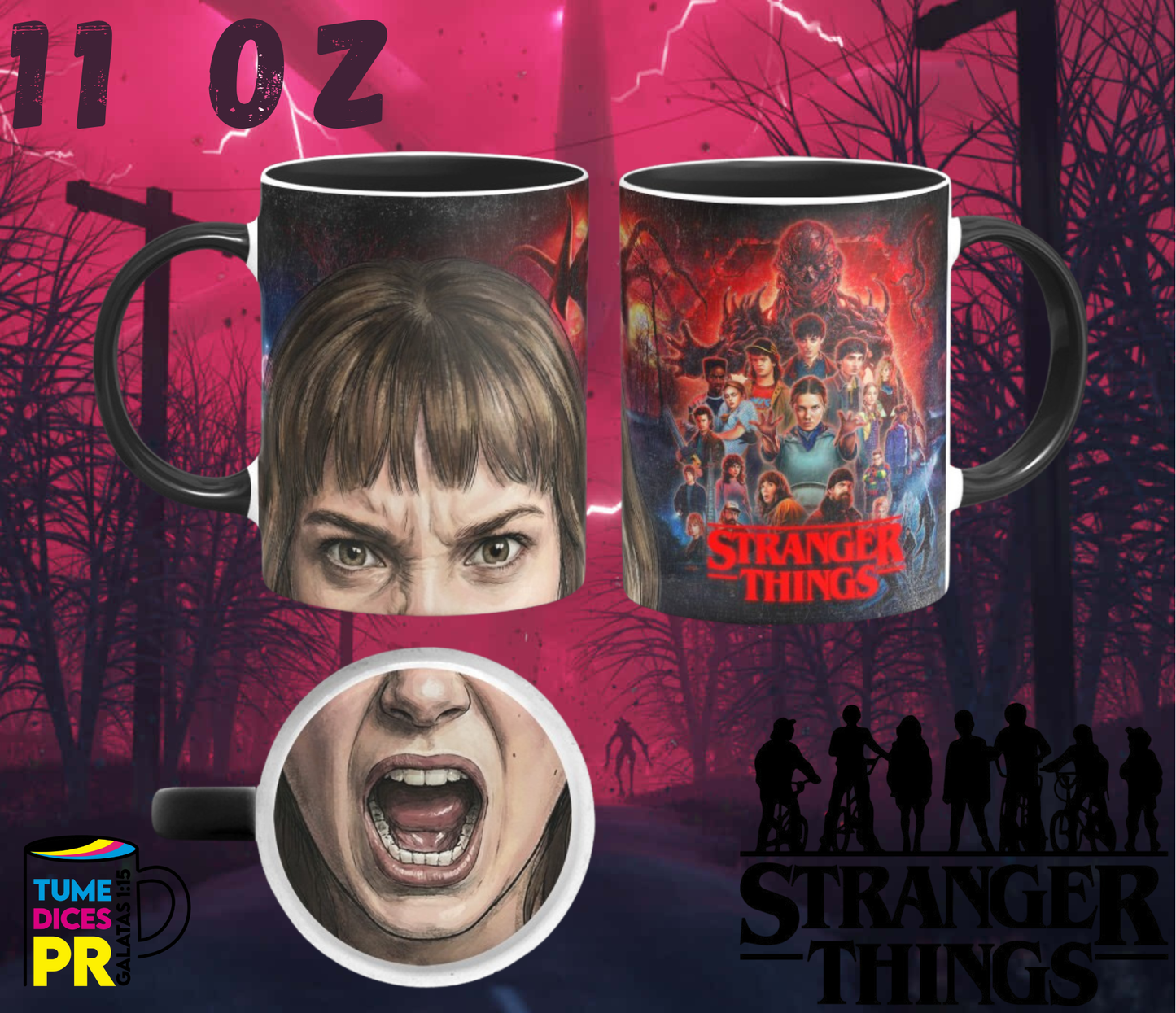 Taza STRANGER THINGS CON BOCA
