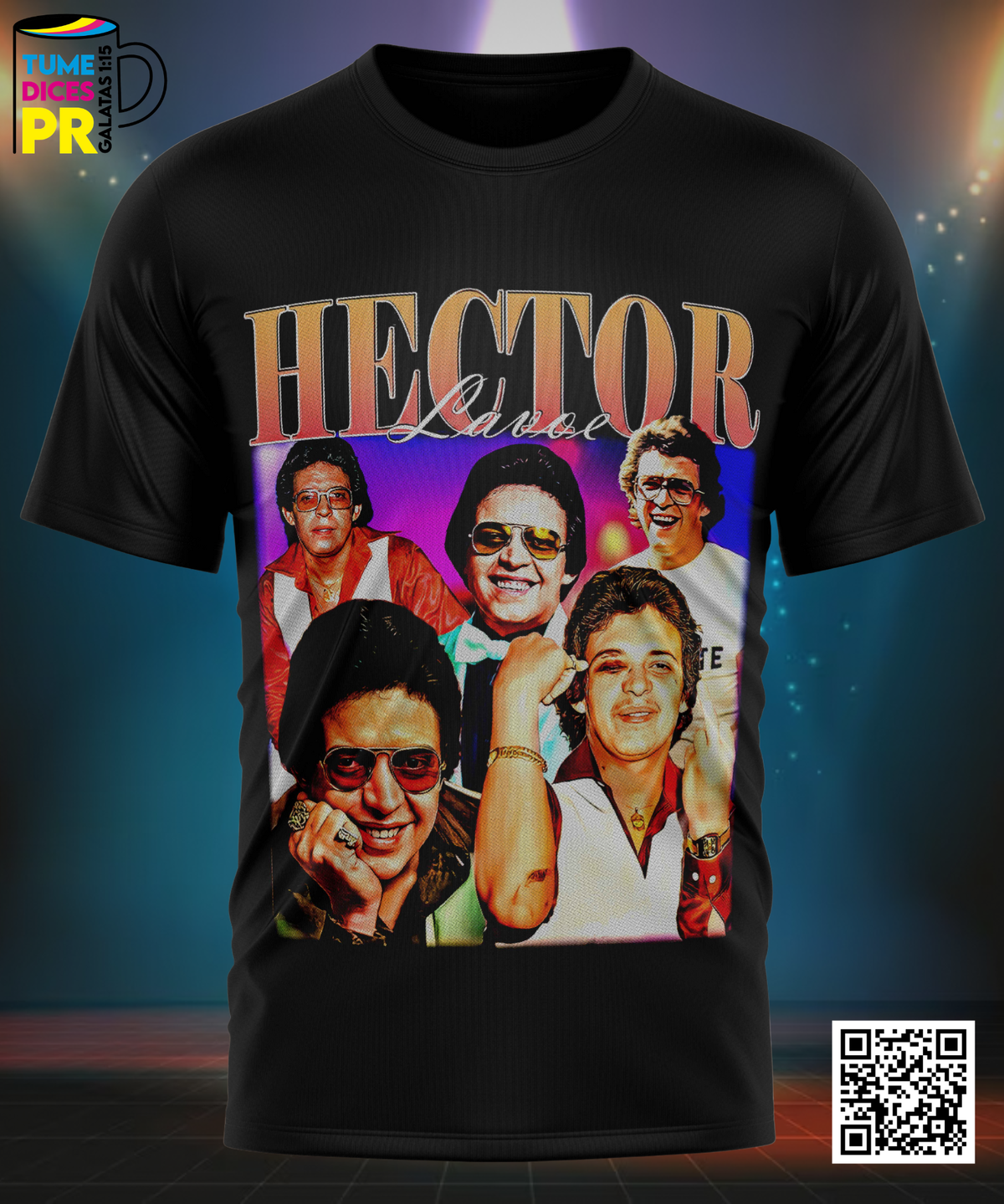 Camiseta HECTOR LAVOE | Algodón y poliéster | Tallas S–XL