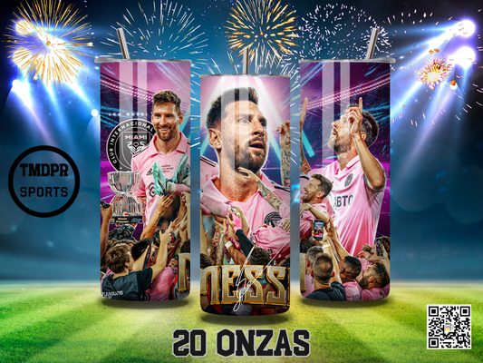 MESSI Skinny Tumbler