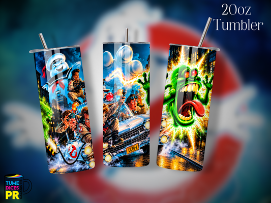 Tumbler Ghostbusters Skinny 20 oz | Personalizable | Mantiene frío y calor