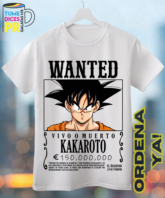 Camiseta WANTED ANIME