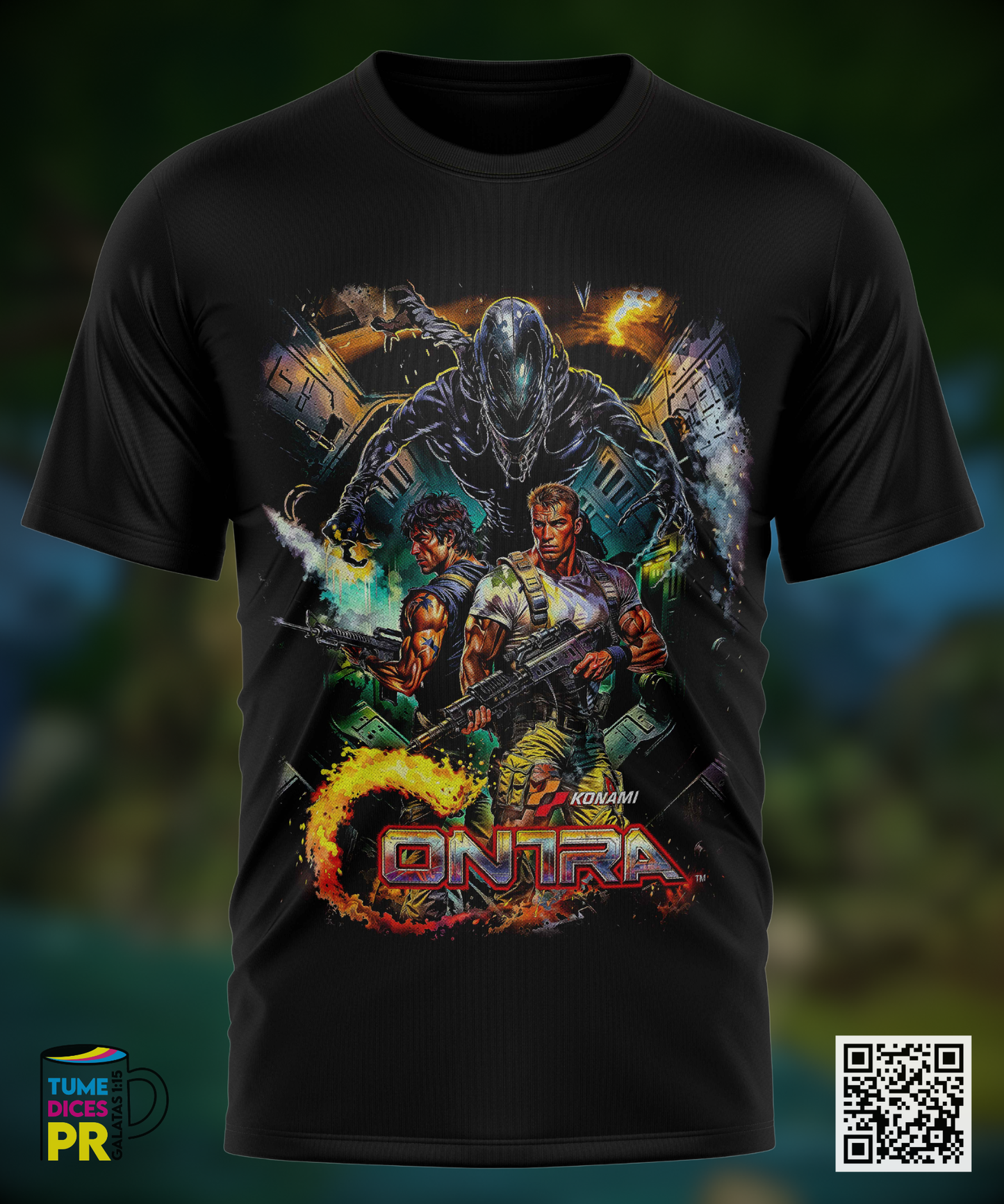 CONTRA VIDEO GAME Camisetas