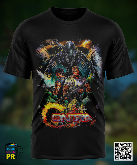 CONTRA VIDEO GAME Camisetas