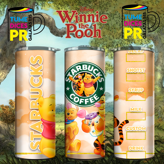 WINNIE THE POOH Skinny Tumbler