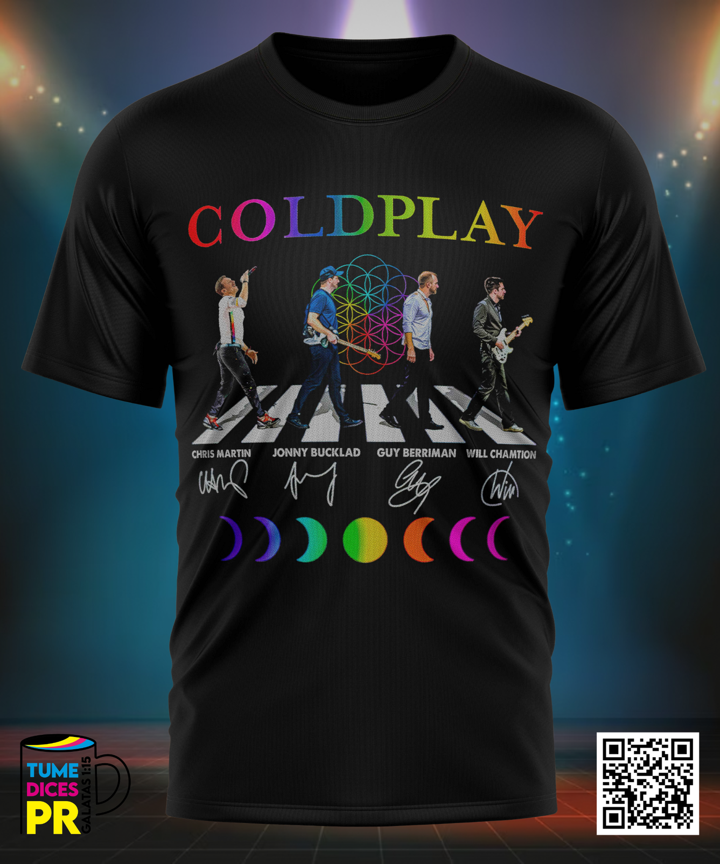 COLDPLAY Camisetas