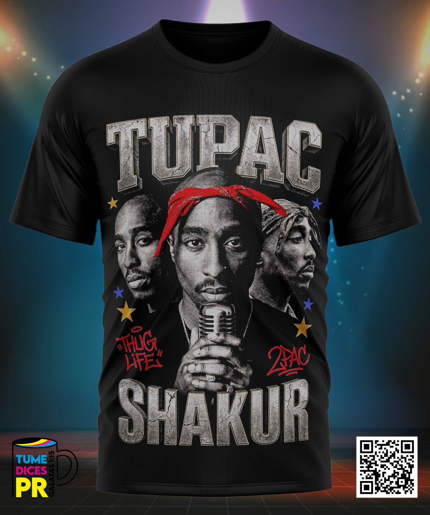 TUPAC Camiseta