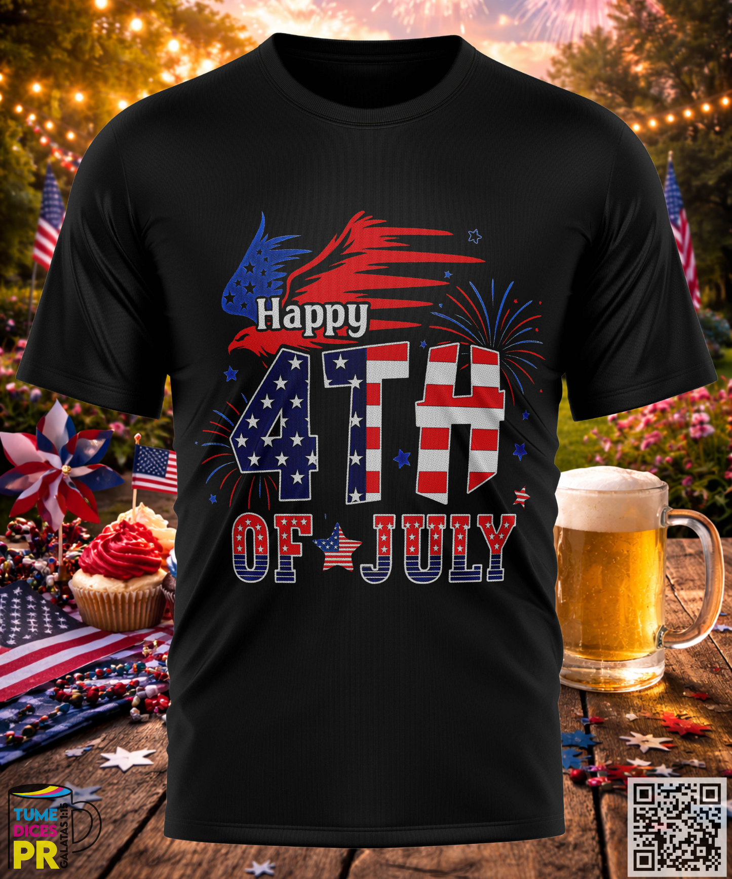 4 DE JULIO Camisetas