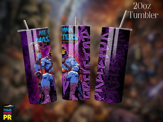 Tumbler He-Man Skinny 20 oz | Personalizable | Mantiene frío y calor