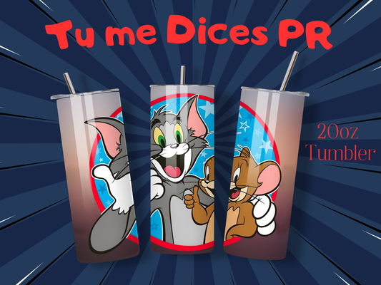 Tom & Jerry Skinny Tumbler