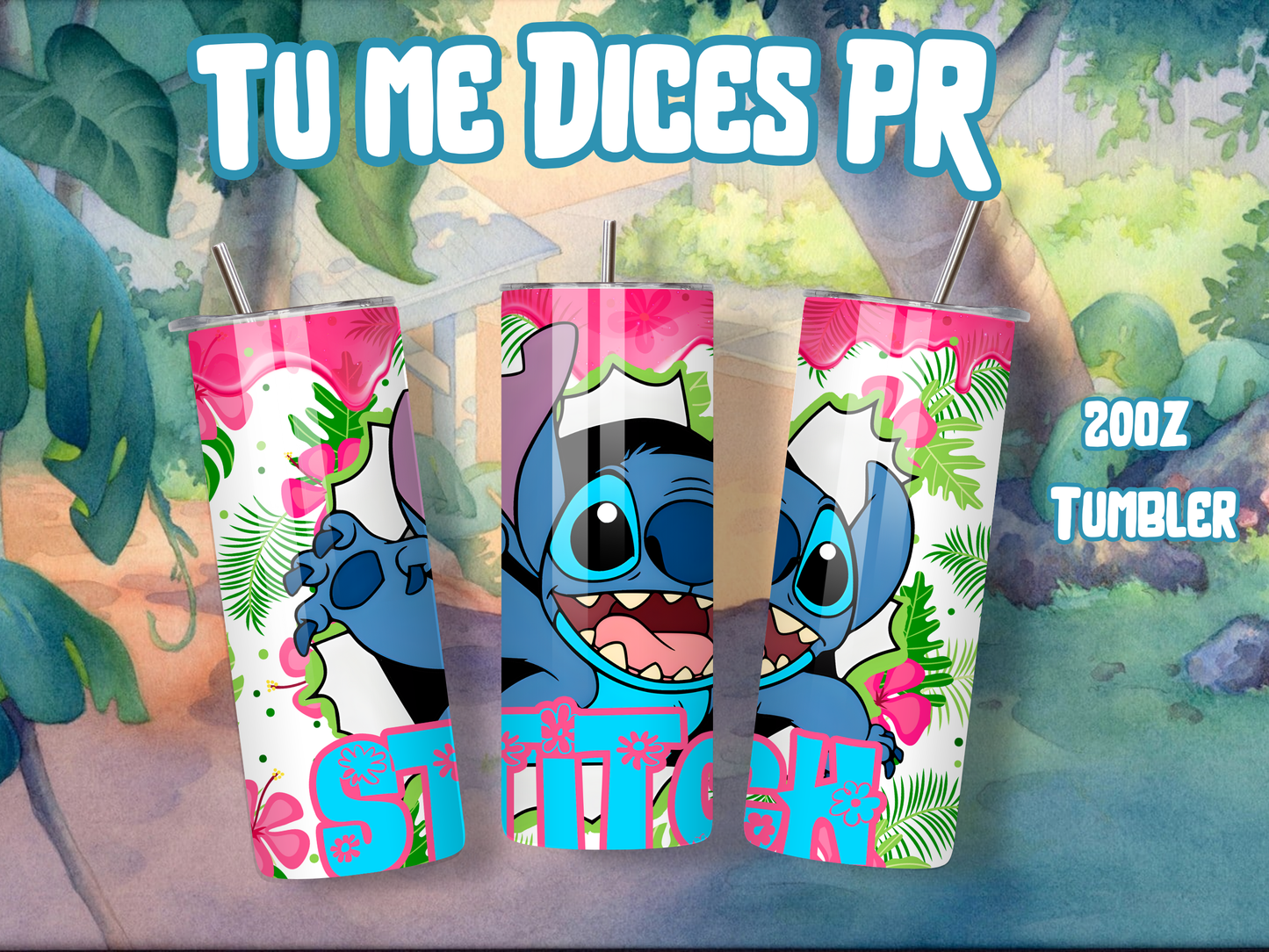 LILO & STITCH Skinny Tumbler