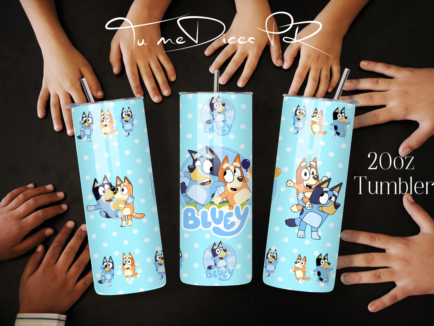BLUEY Skinny Tumbler