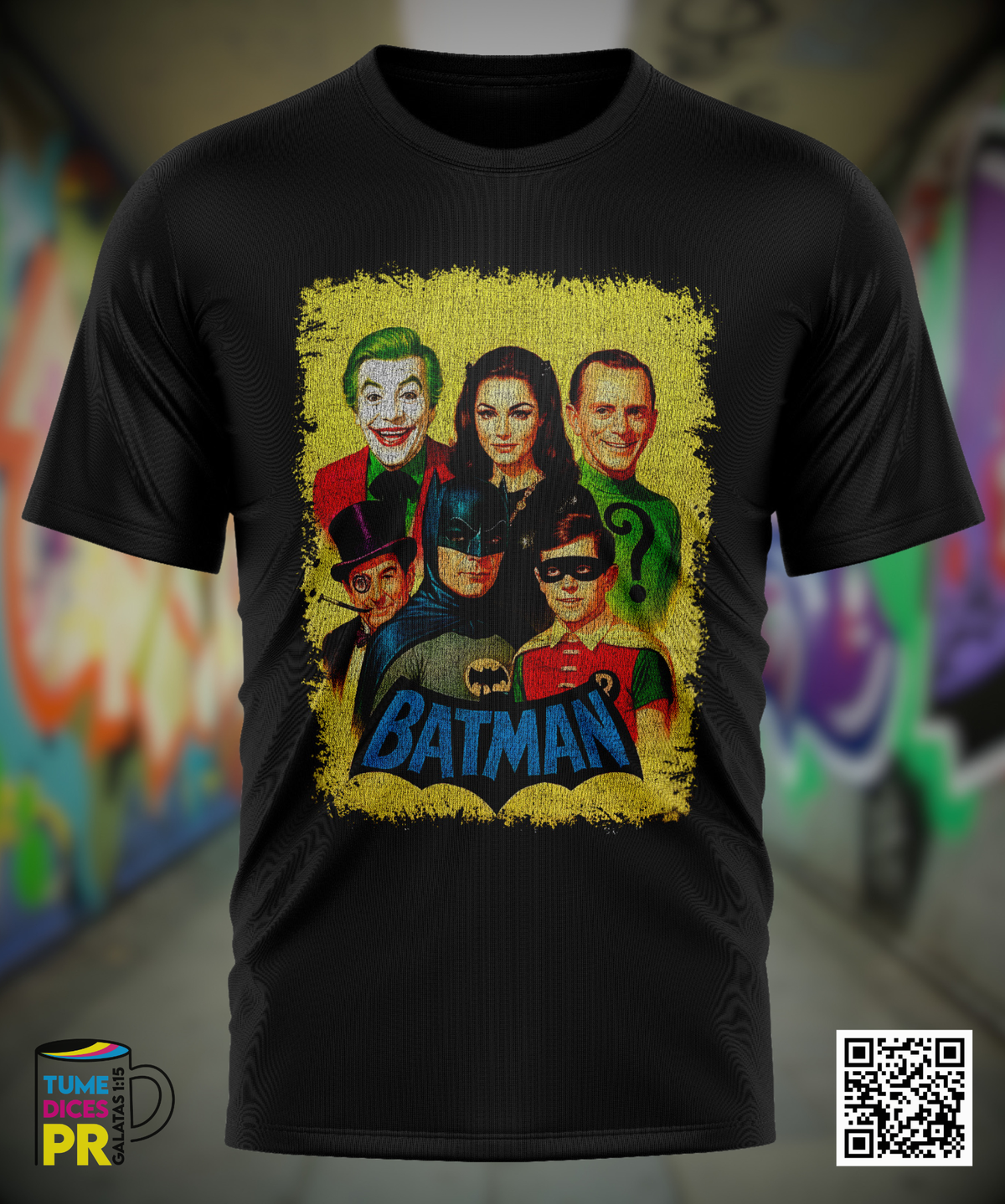 Camiseta BATMAN 2 | Algodón y poliéster | Tallas S–XL