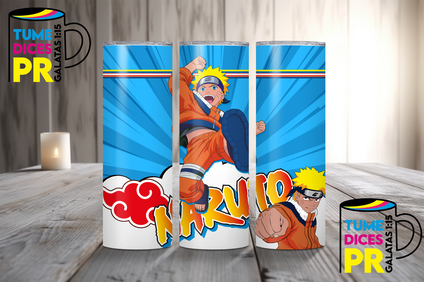 ANIME Skinny Tumbler