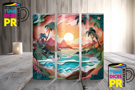 PAISAJES Skinny Tumbler
