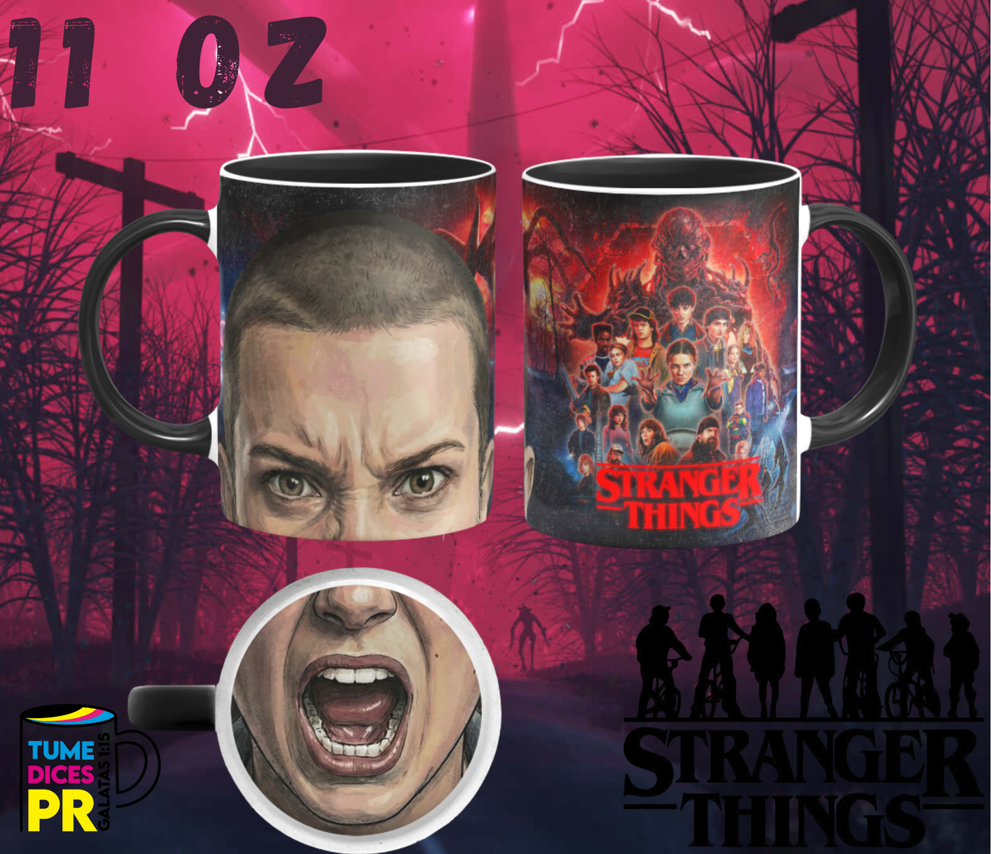 Taza STRANGER THINGS CON BOCA