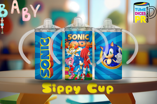 Sippy Cup Sonic 3 12 oz | Acero inoxidable | Con sorbeto
