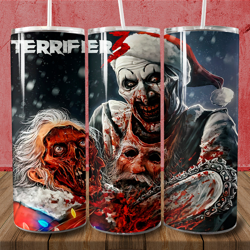 Terrifier Skinny Tumbler