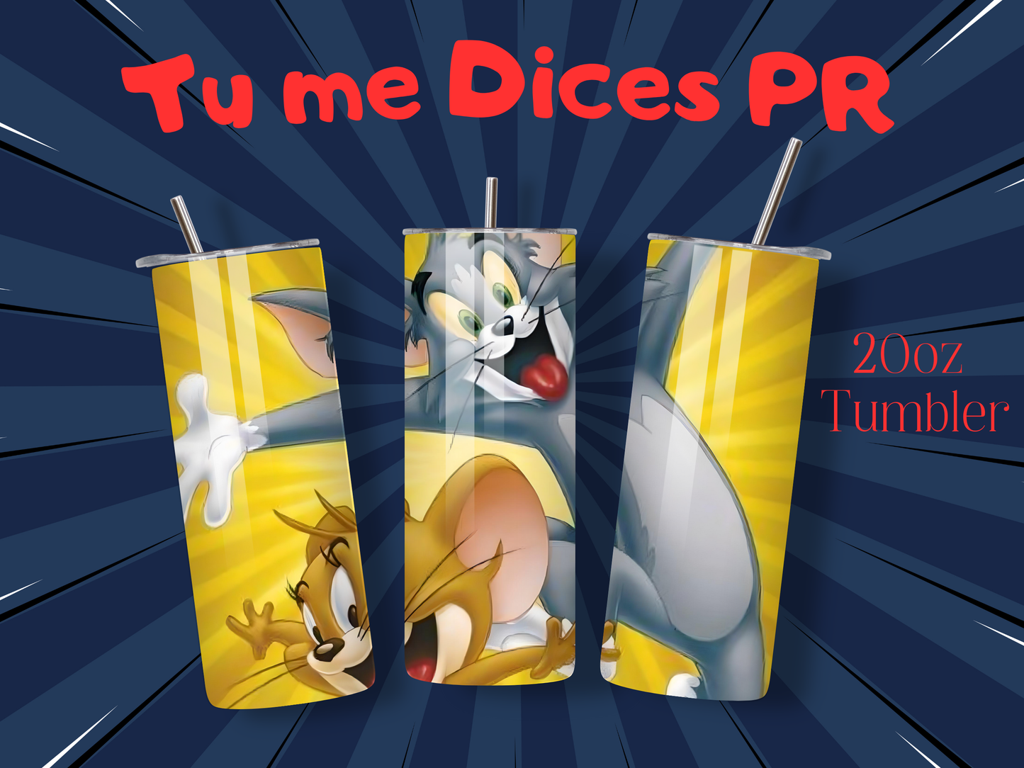 Tom & Jerry Skinny Tumbler