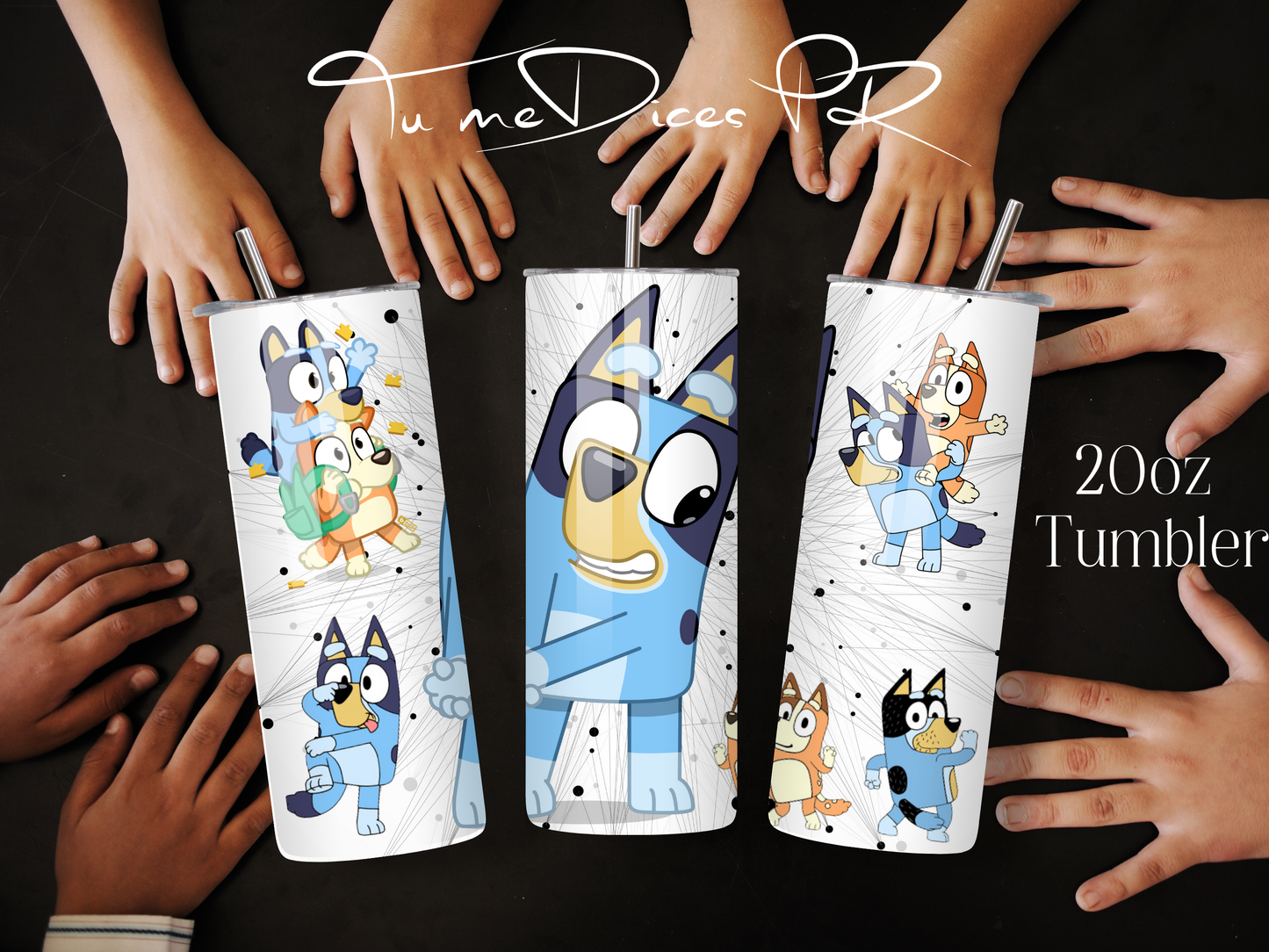 BLUEY Skinny Tumbler
