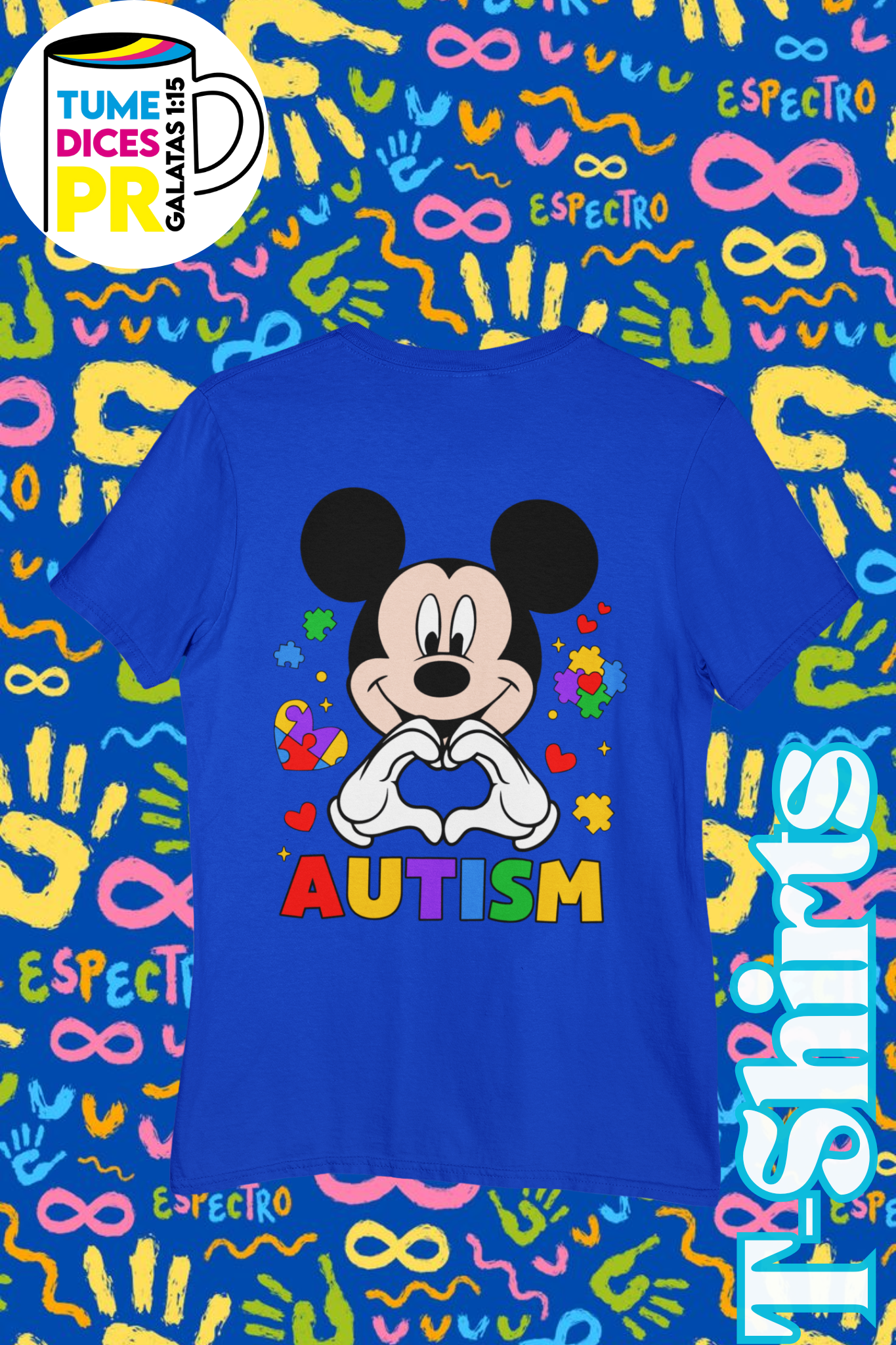 AUTISMO 5 Camisetas