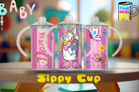 Sippy Cup Daisy Duck 12 oz | Acero inoxidable | Con sorbeto