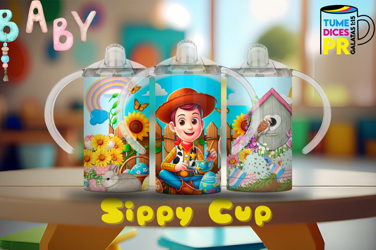 Sippy Cup Woody Toy Story 12 oz | Acero inoxidable | Con sorbeto