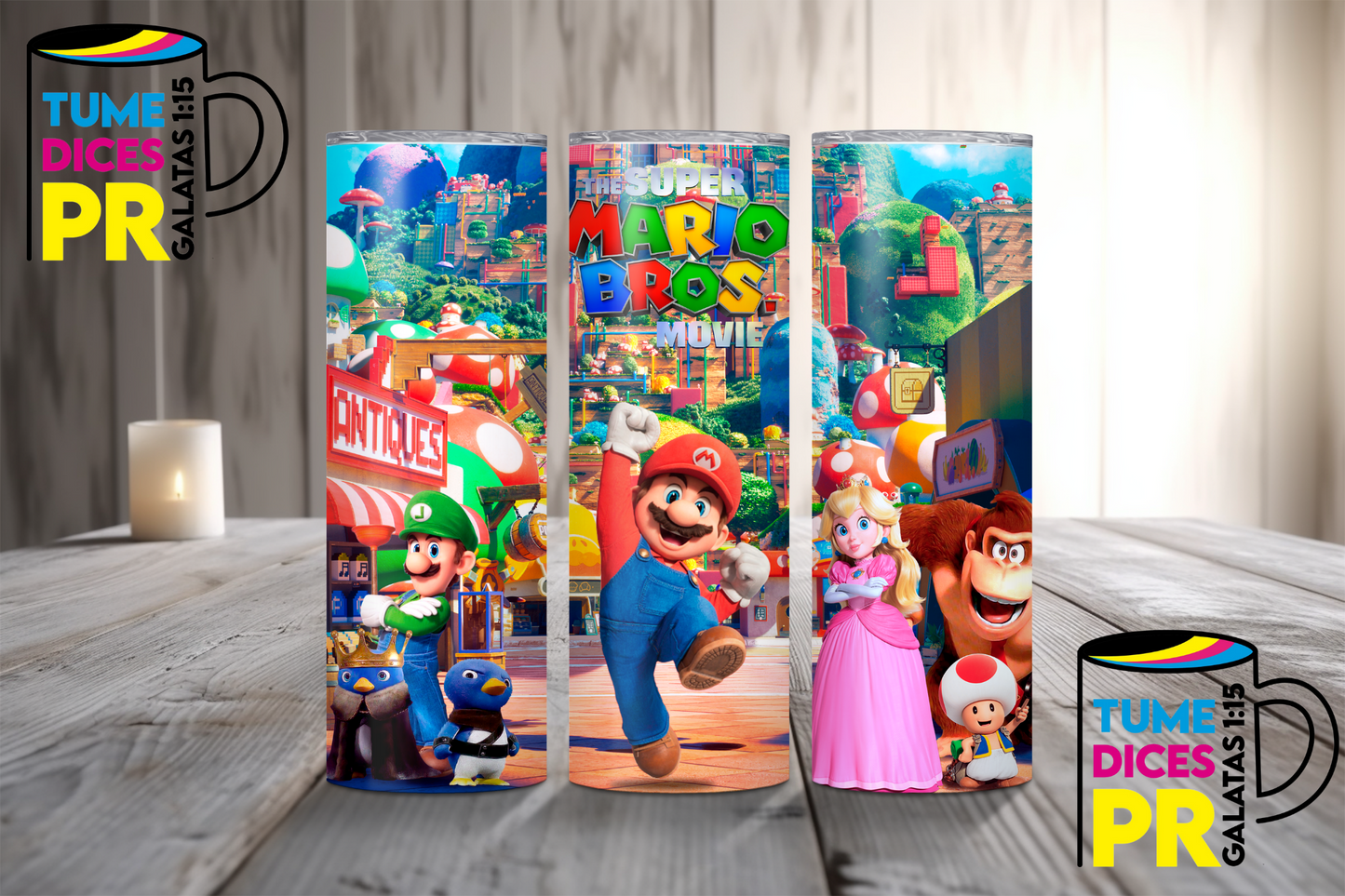 MARIO BROS Skinny Tumbler