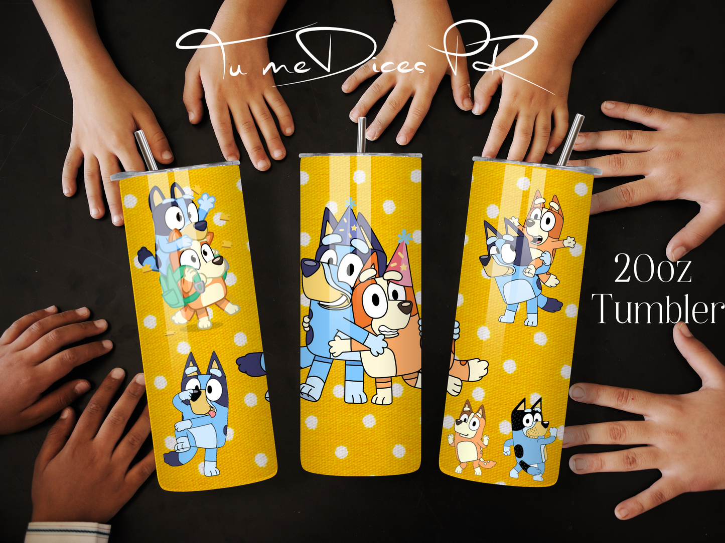 BLUEY Skinny Tumbler