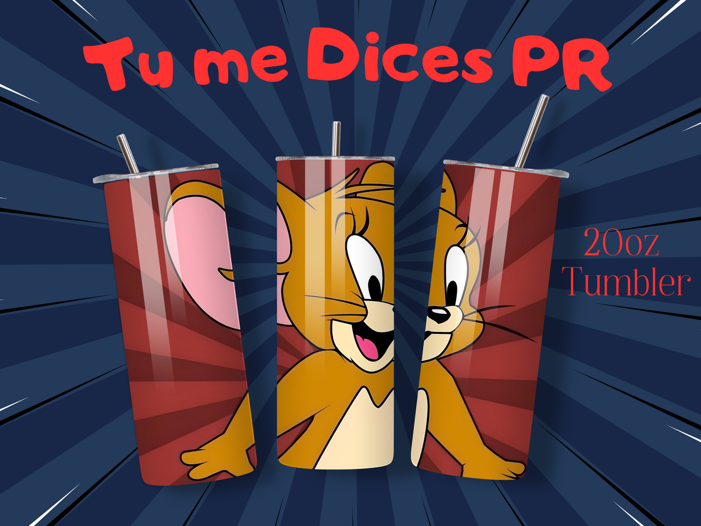Tom & Jerry Skinny Tumbler