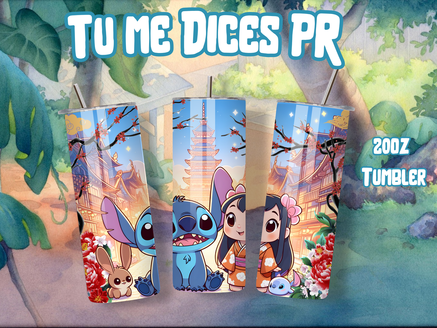 LILO & STITCH Skinny Tumbler