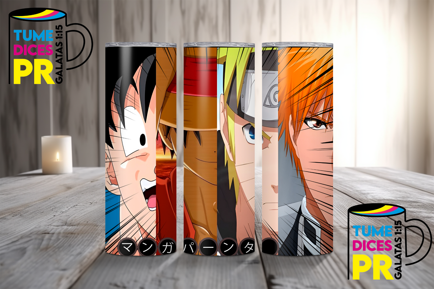 ANIME Skinny Tumbler