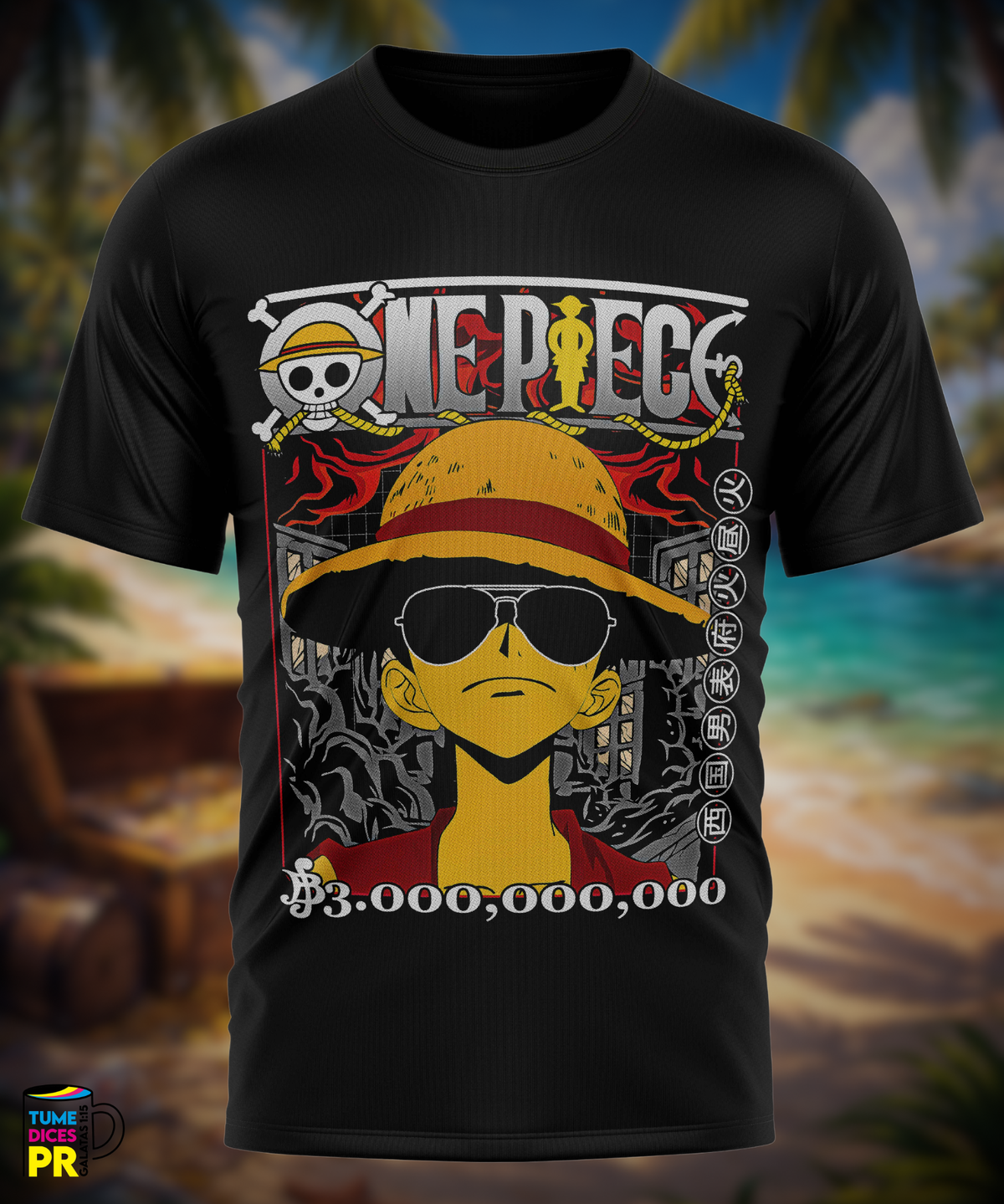 Camiseta ONE PIECE 1 | Algodón y poliéster | Tallas S–XL