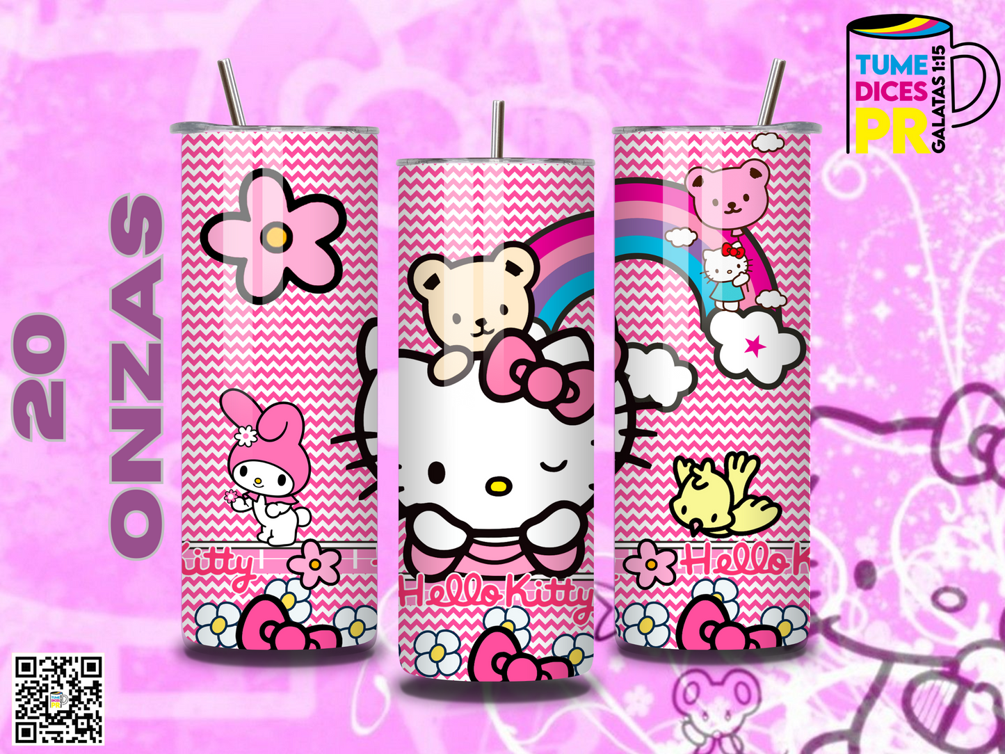 HELLO KITTY Skinny Tumbler
