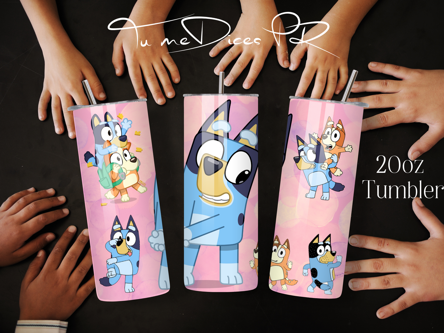 BLUEY Skinny Tumbler