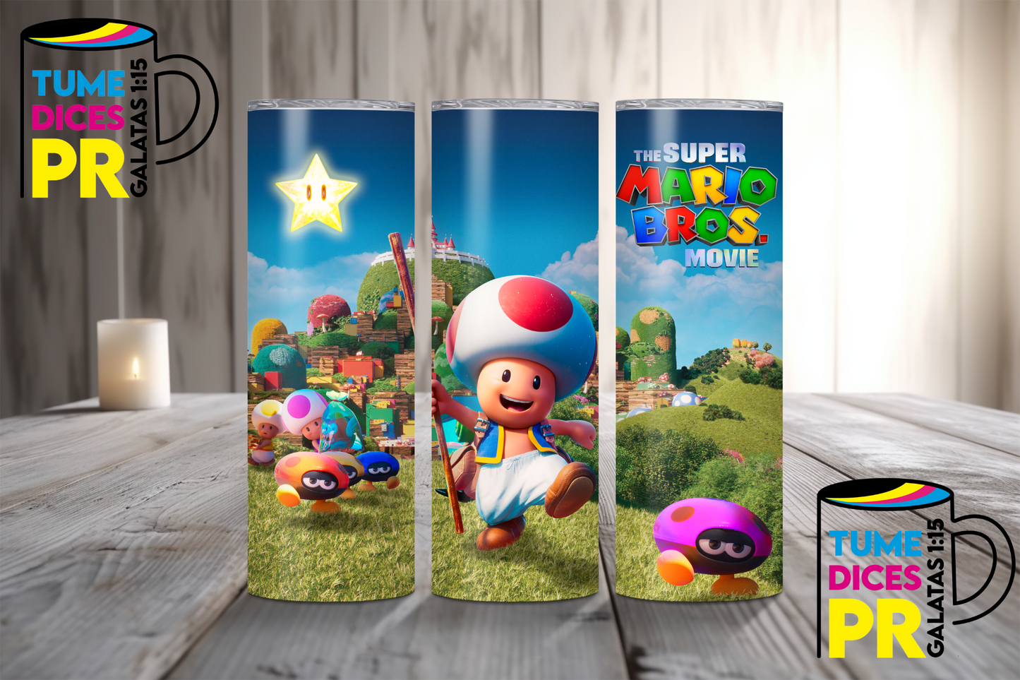 MARIO BROS Skinny Tumbler
