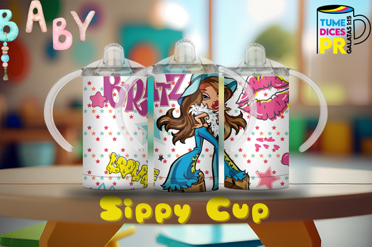 Sippy Cup Bratz 2 12 oz | Acero inoxidable | Con sorbeto
