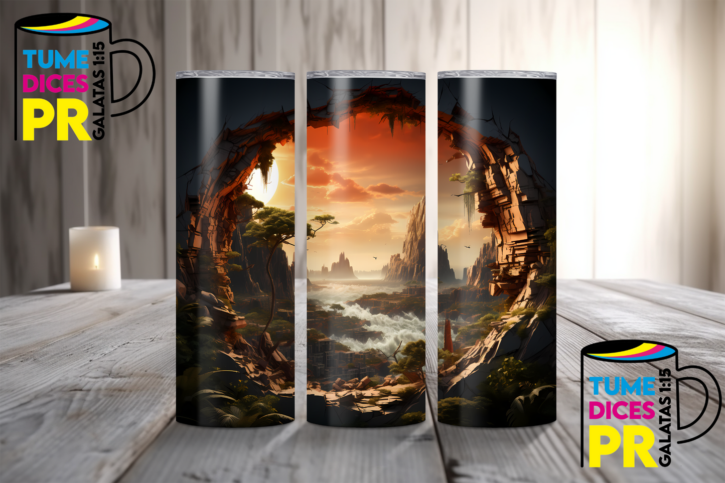 PAISAJES Skinny Tumbler