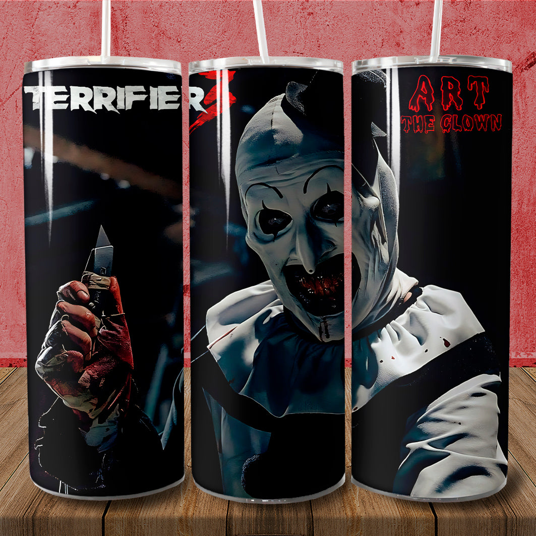 Terrifier Skinny Tumbler