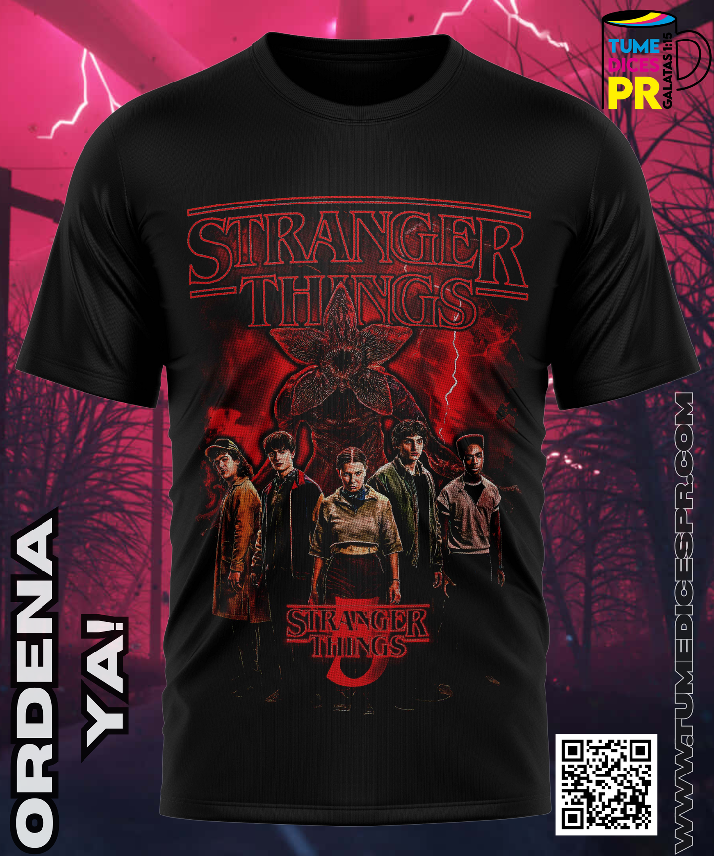 STRANGER THINGS Camisetas