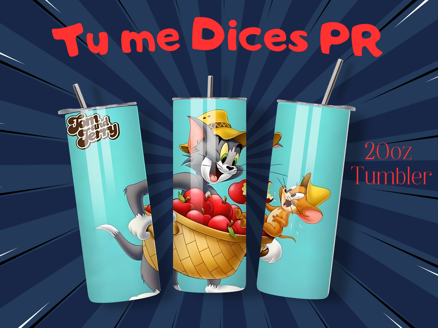 Tom & Jerry Skinny Tumbler