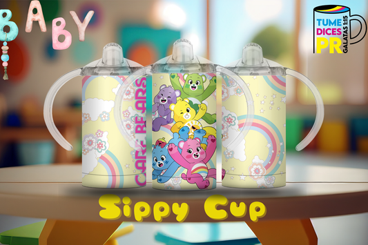 Sippy Cup Care Bears 3 12 oz | Acero inoxidable | Con sorbeto