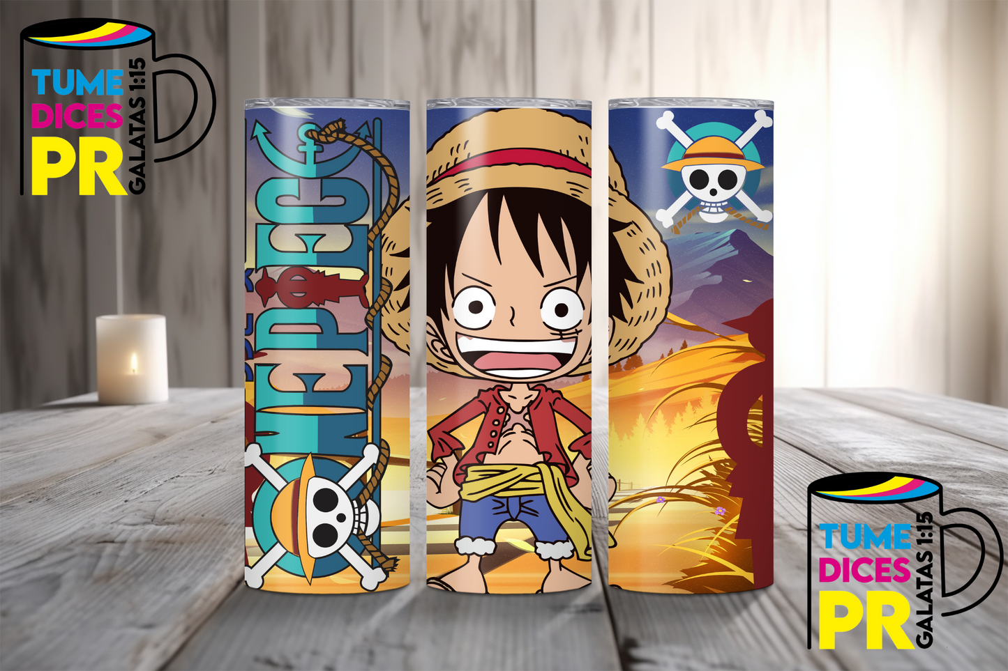 ANIME Skinny Tumbler